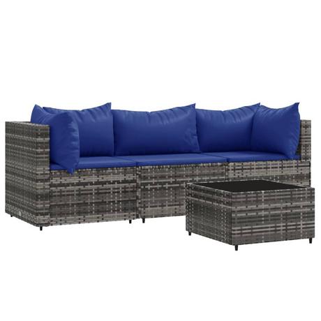 VidaXL Garten lounge set poly-rattan  