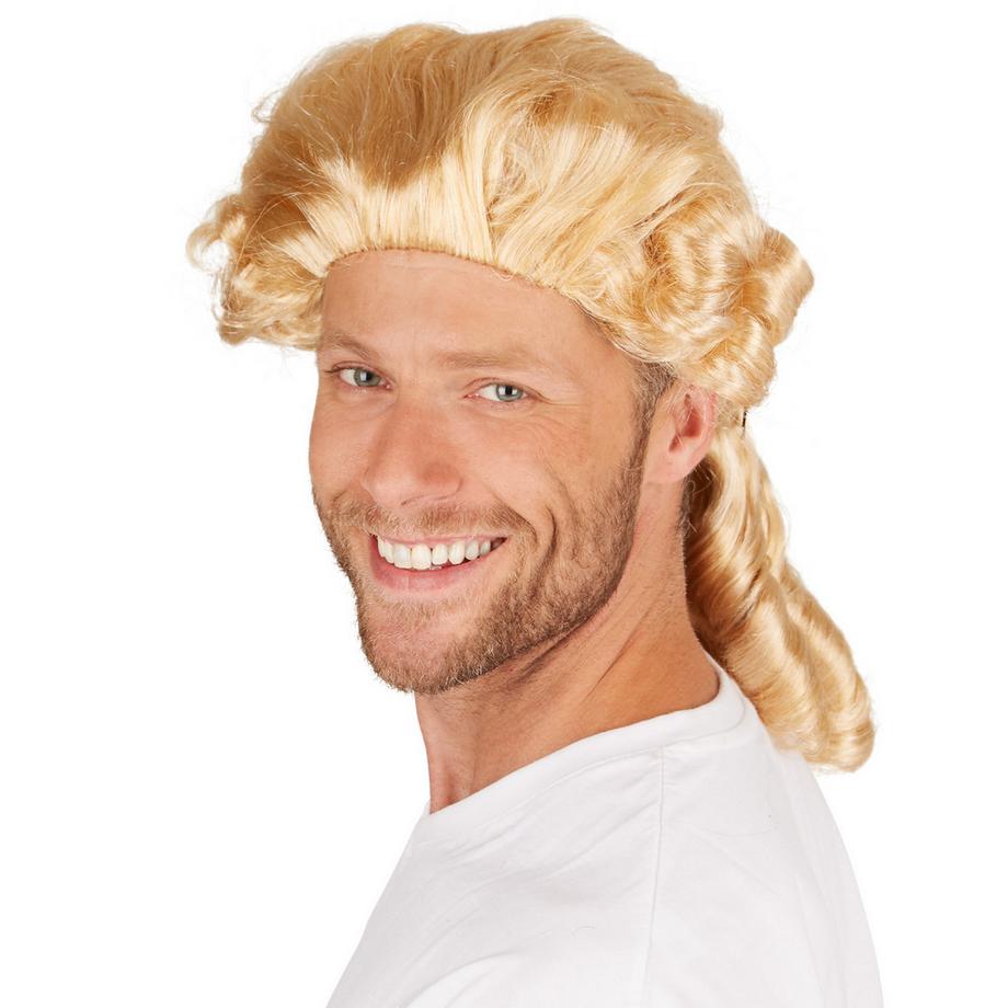 Tectake  Perruque pour homme Votre Honneur baroque 
