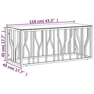 VidaXL Couchtisch altholz  