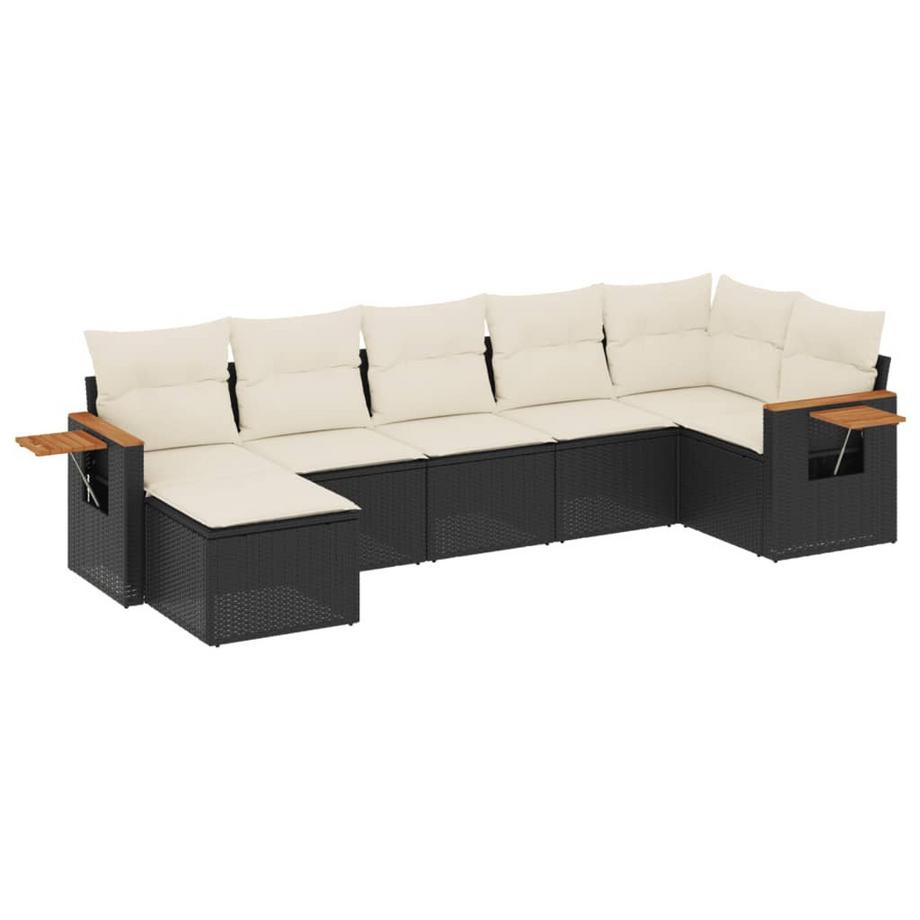 set divano da giardino Polirattan