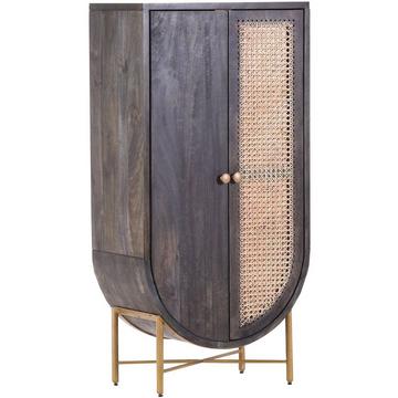 Armoire Venezia noir 70x48x142