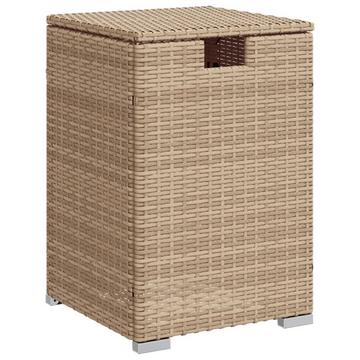 Propan-tank-verstecktisch poly-rattan