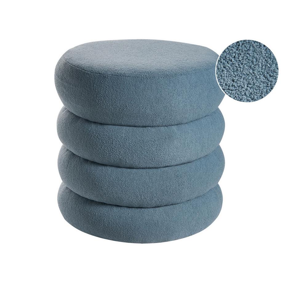 Pouf aus Bouclé  SUMPTER