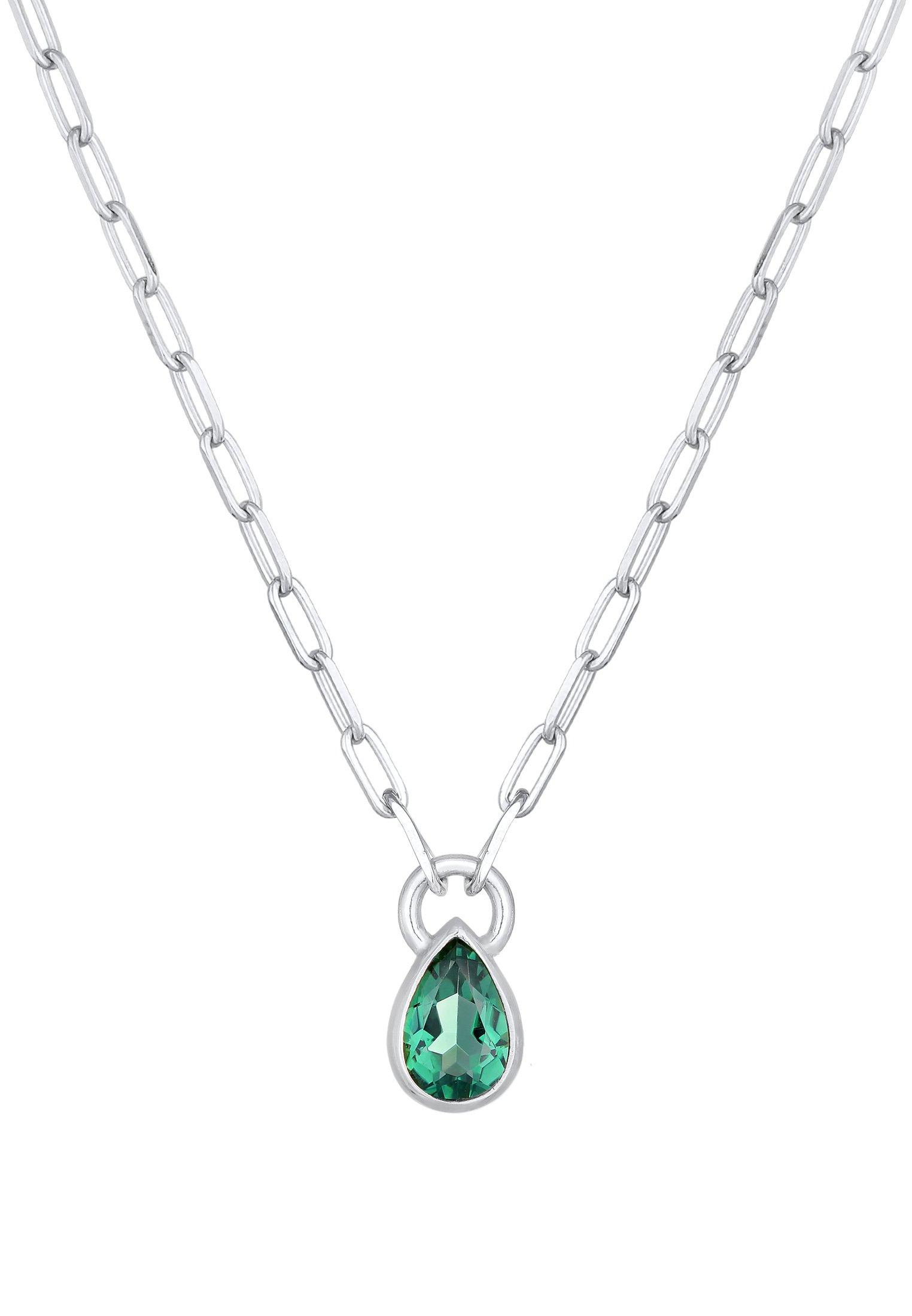 Elli  Collier Femmes Goutte Pendentif Aspect Chaîne Avec Quartz 