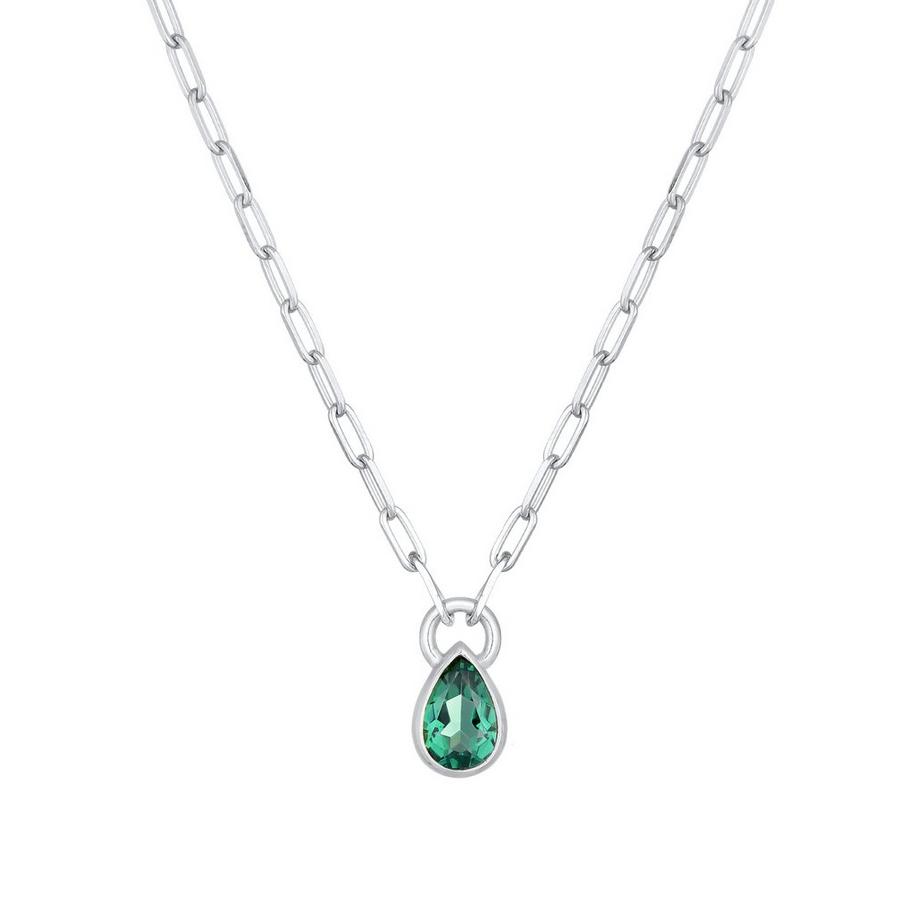 Elli  Halskette Quarz Tropfen Chain Optik 