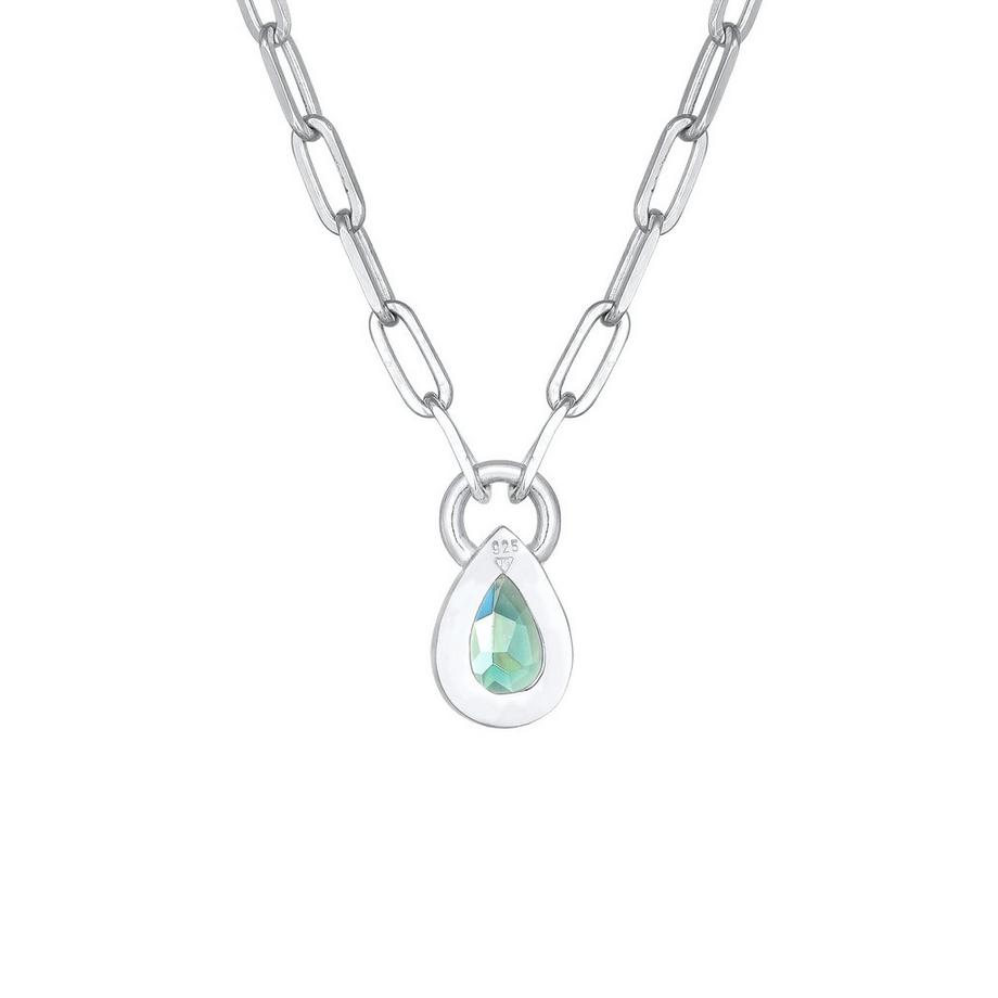 Elli  Halskette Quarz Tropfen Chain Optik 