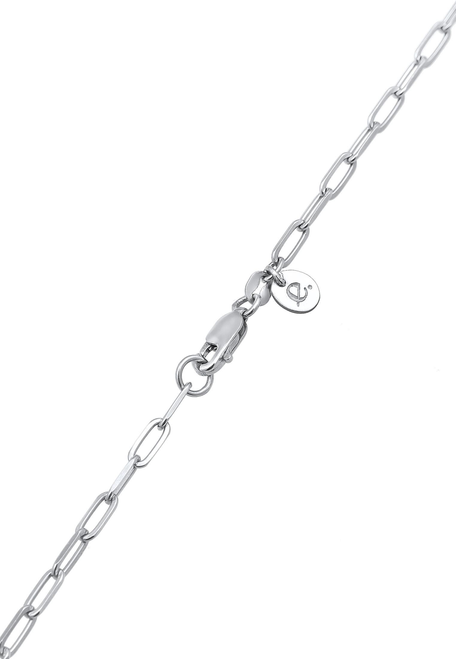 Elli  Halskette Quarz Tropfen Chain Optik 