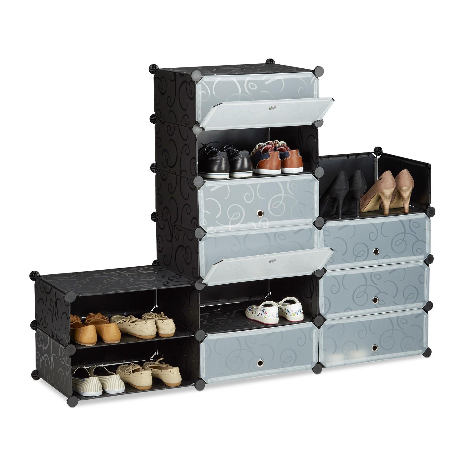 Northix Scarpiera con 12 scomparti  