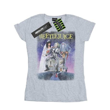 Beetlejuice  Tshirt DISTRESSED POSTER 