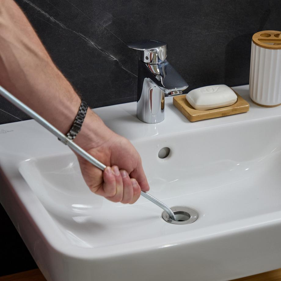 Northix  Spiralkurbel & Klaue zur Rohrreinigung 