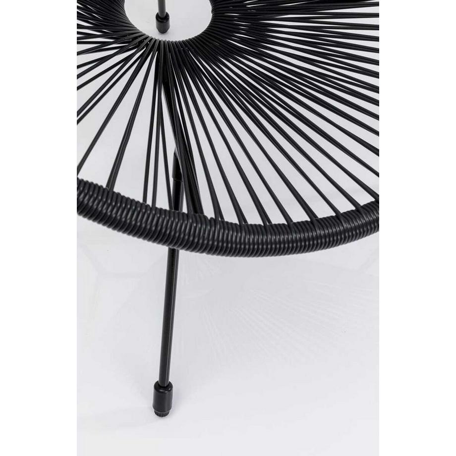 KARE Design Set de jardin Acapulco noir (2 pièces)  