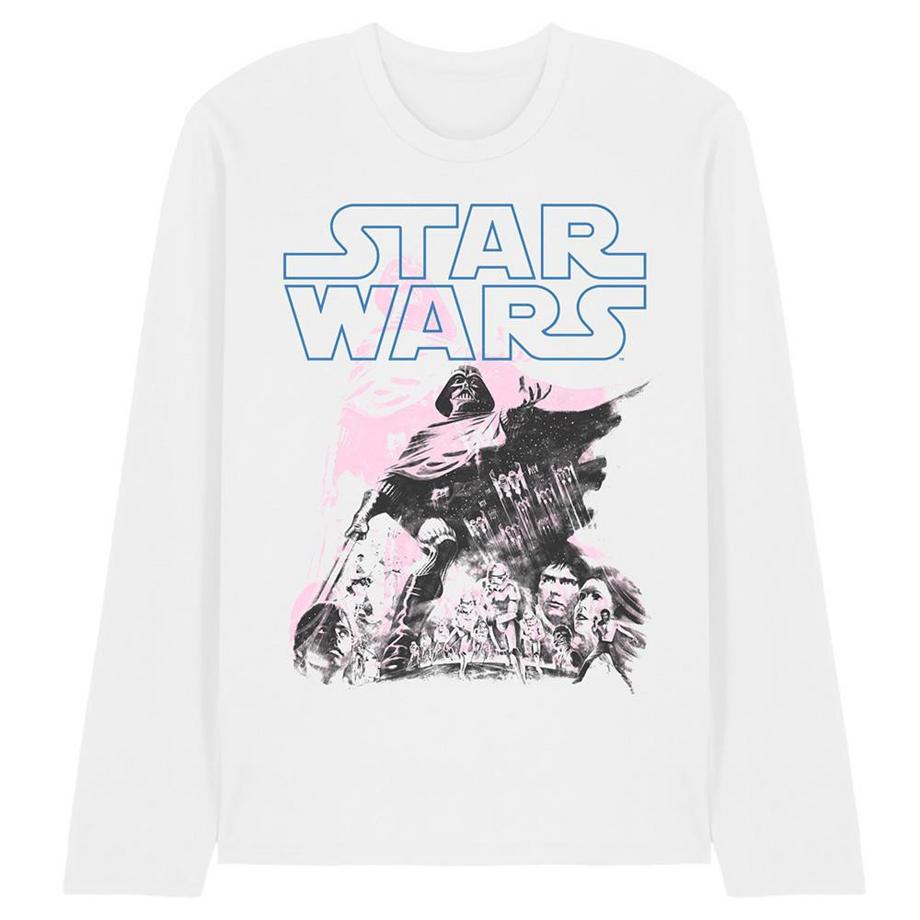 T-Shirt, Ringgesponnene , Langärmlig