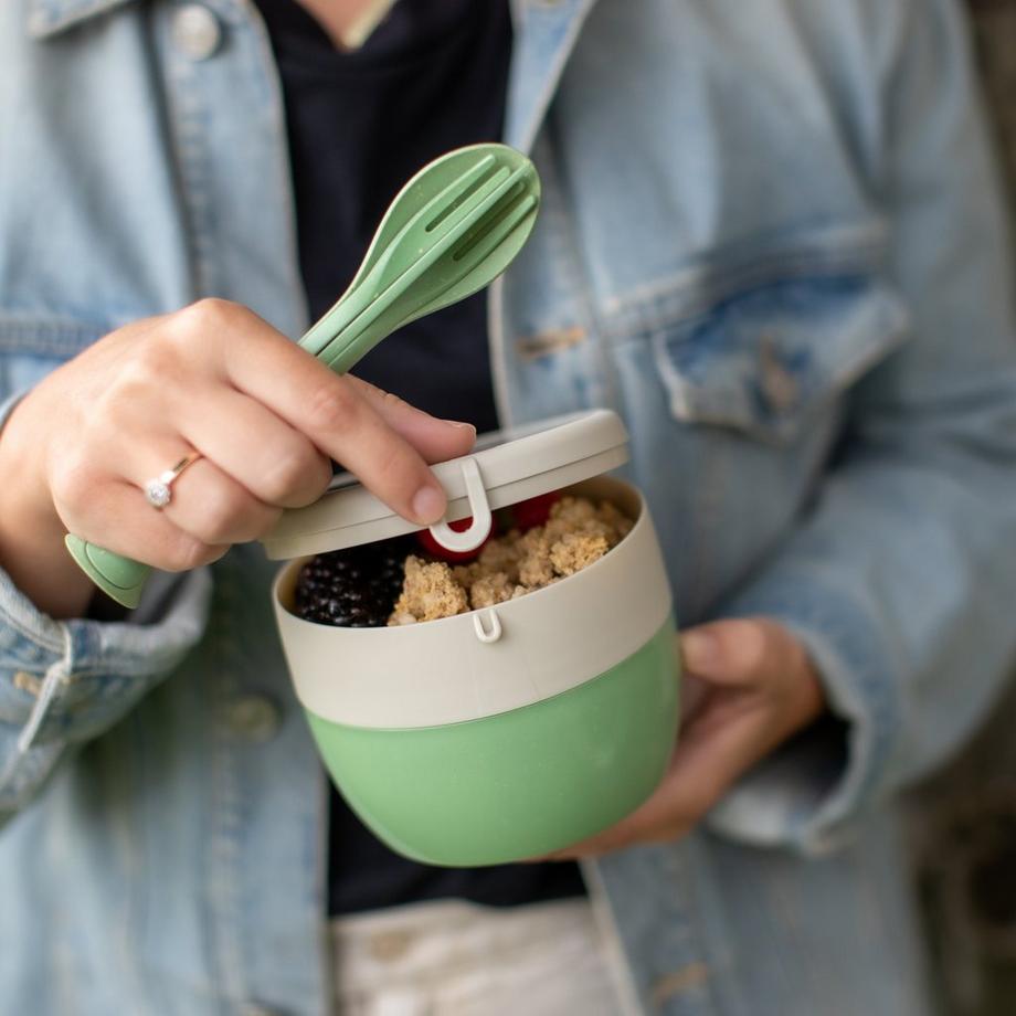 koziol  koziol Bento M Boîte de rangement alimentaire Vert 