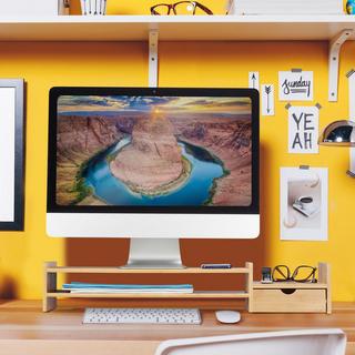 B2X  Support d'écran en bambou 