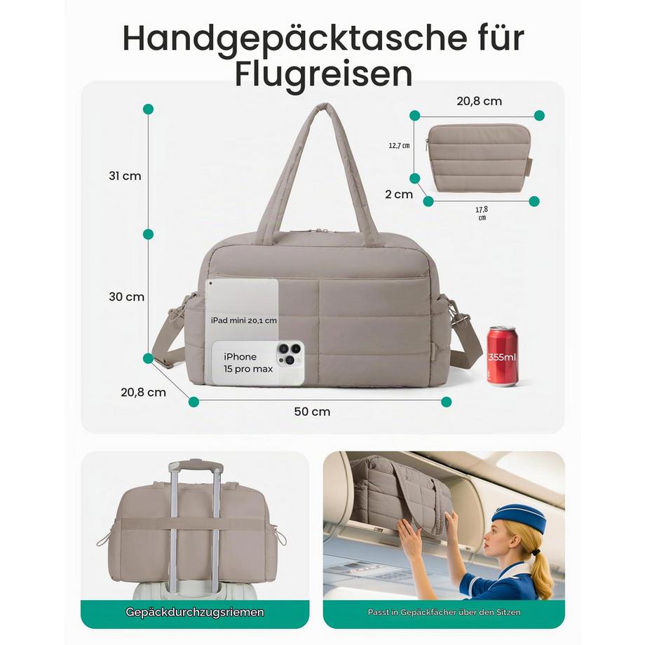 Only-bags.store Wasserabweisende Reisetasche  
