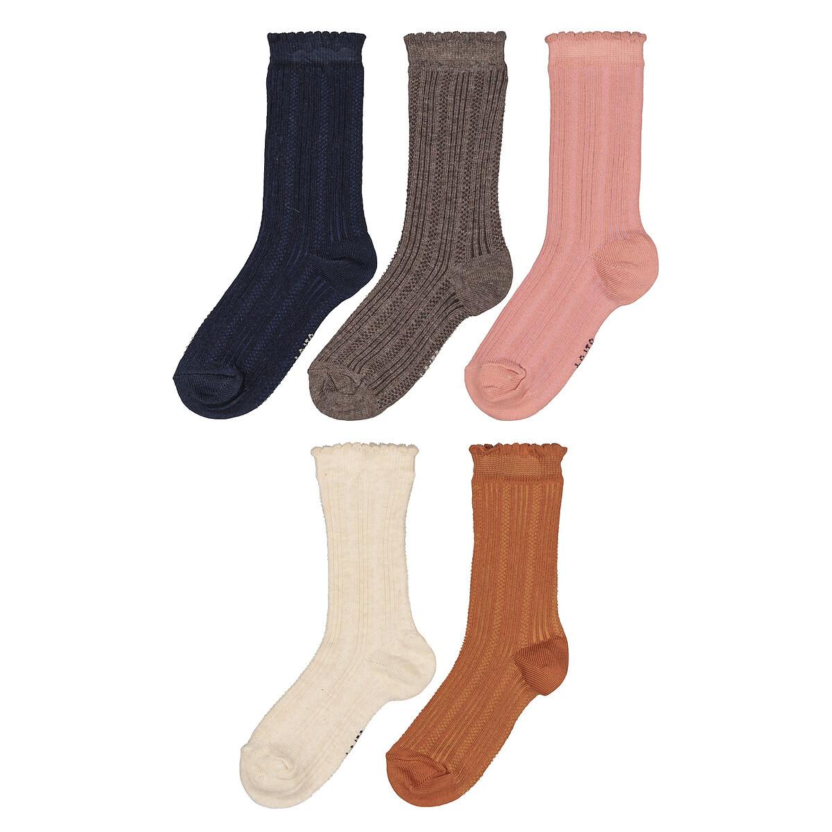 La Redoute Collections  5er-Pack Socken aus Musterstrick 