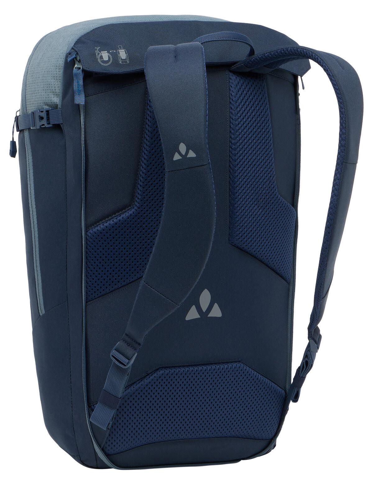 VAUDE Cycle 28 II umwandelbarer Rucksack und Gepäckträgertasche  