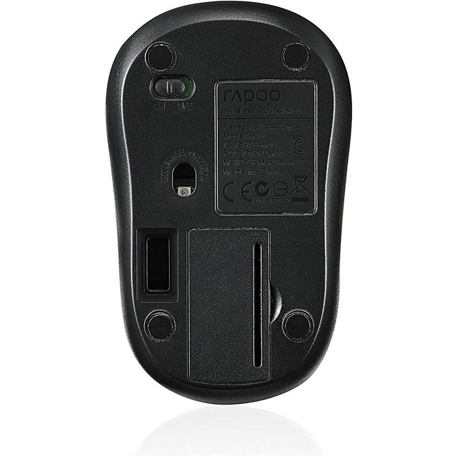 rapoo  RAPOO Optical Mouse 17298 M10+ black 2.4G, wireless 