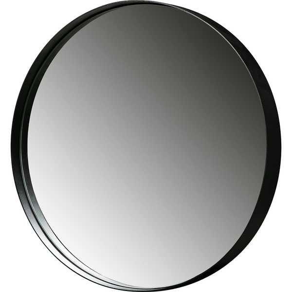 mutoni Miroir Doutzen métal noir rond 80  