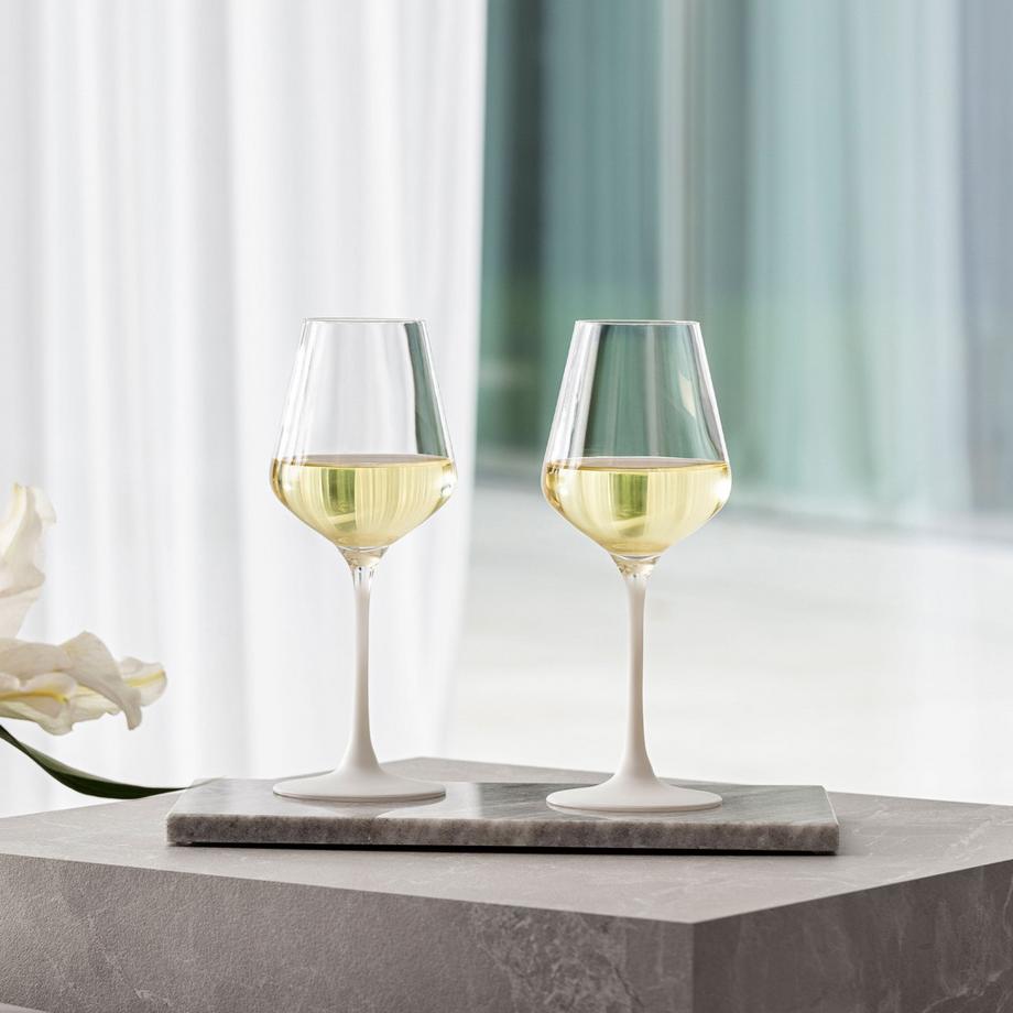Villeroy&Boch  Verre à vin blanc, Set 4 pcs Manufacture Rock blanc 