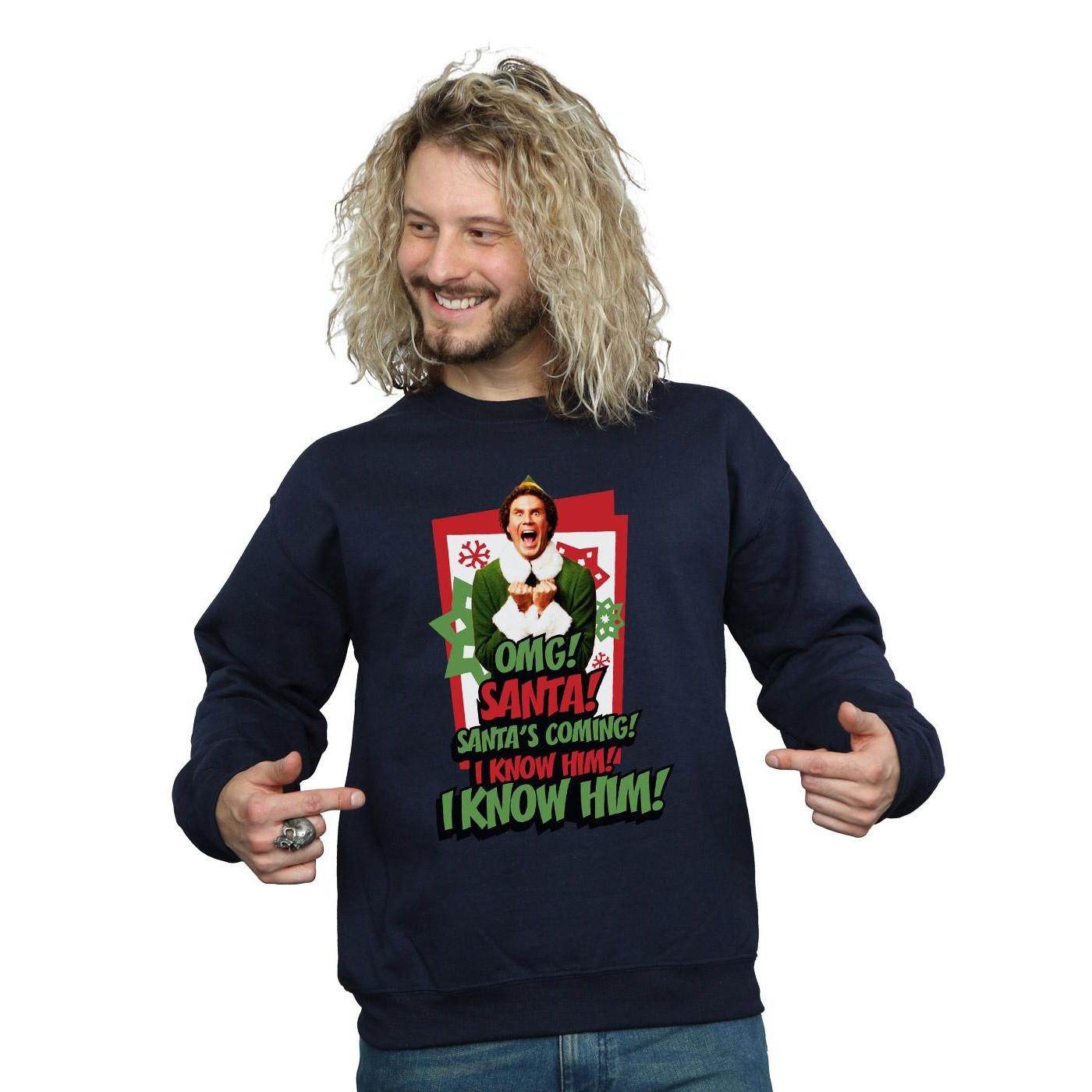 Elf OMG Santa Sweatshirt  