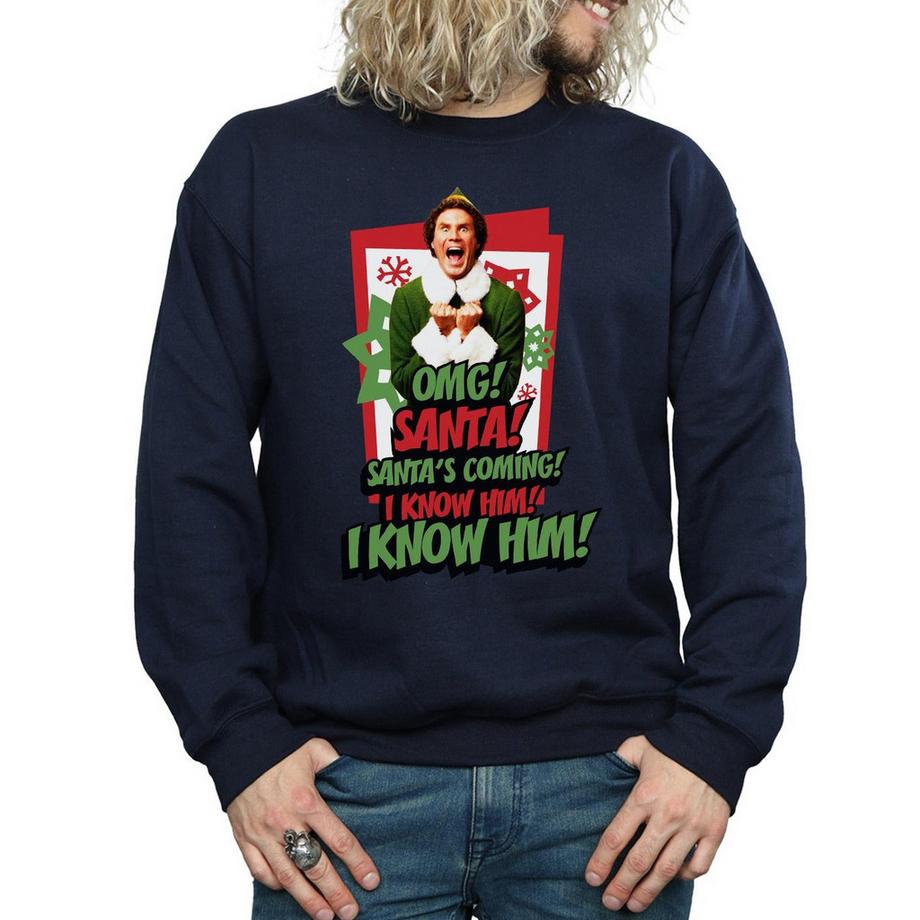 Elf OMG Santa Sweatshirt  