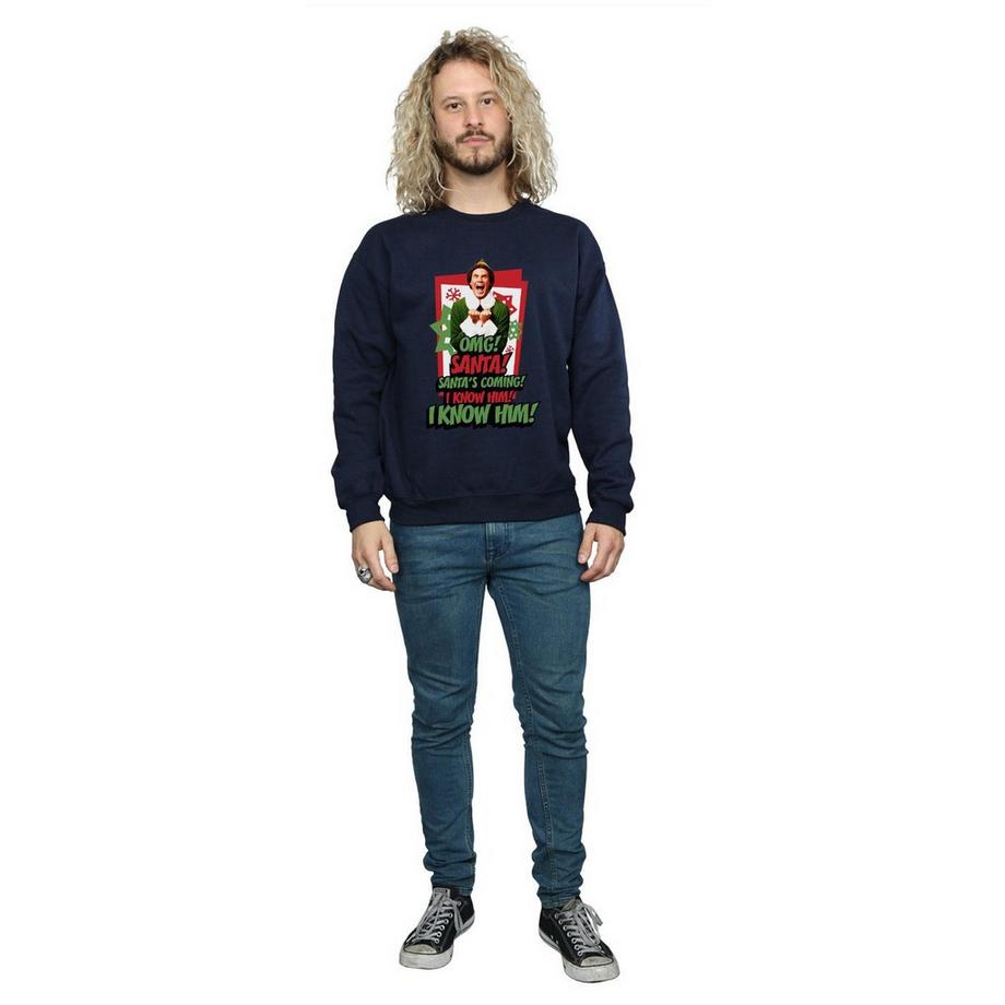 Elf OMG Santa Sweatshirt  