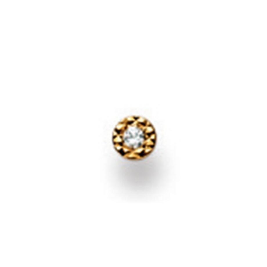 Nasenstecker Gelbgold 750 Diamant 0.01.00ct.