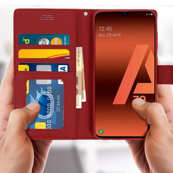 Avizar  Flip Bookcover Samsung Galaxy A70 Rot 