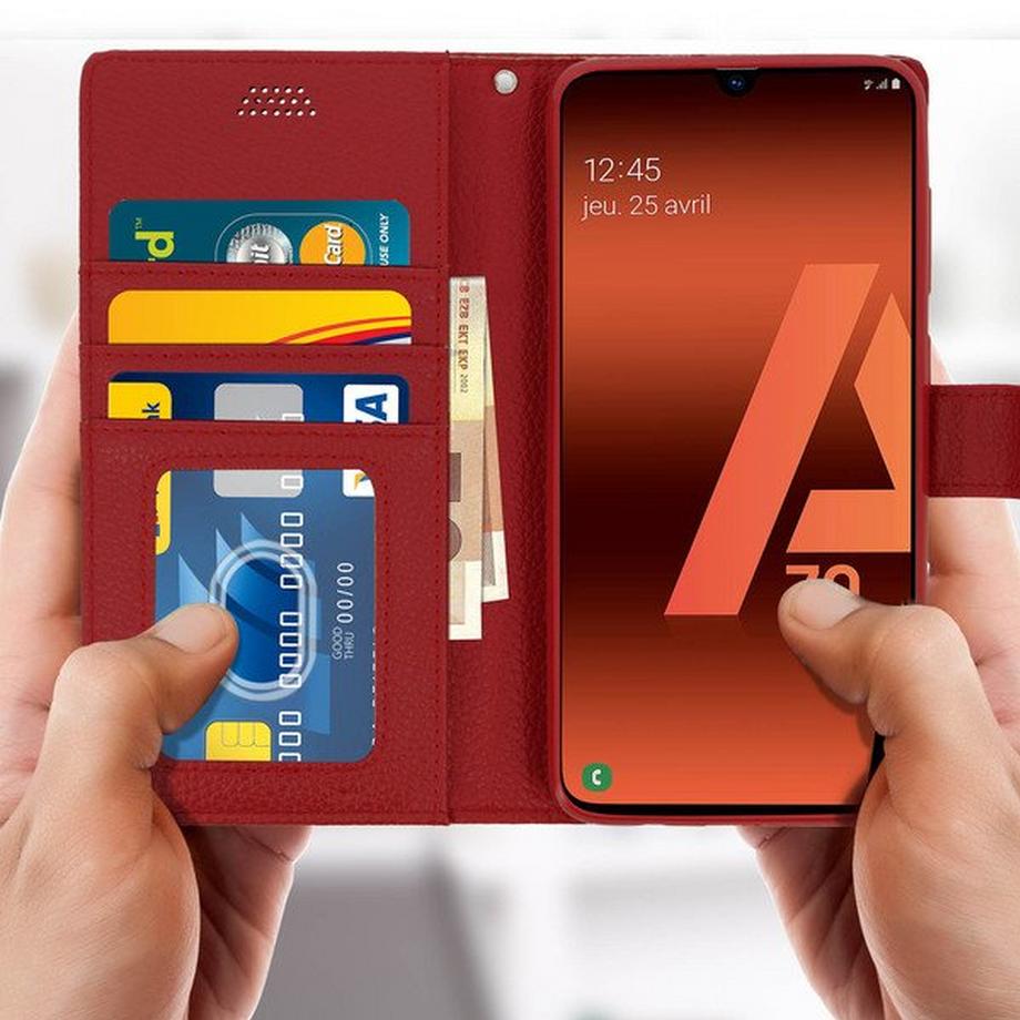 Avizar  Étui Portefeuille Samsung Galaxy A70 
