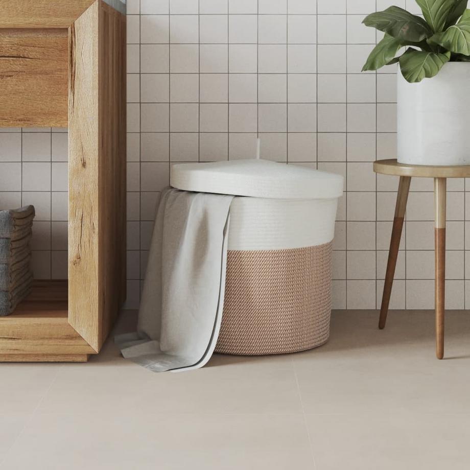 VidaXL Aufbewahrungskorb baumwolle  