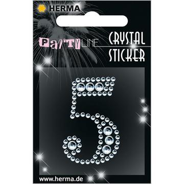 HERMA Crystal 5 sticker decorativi Permanente 1 pz