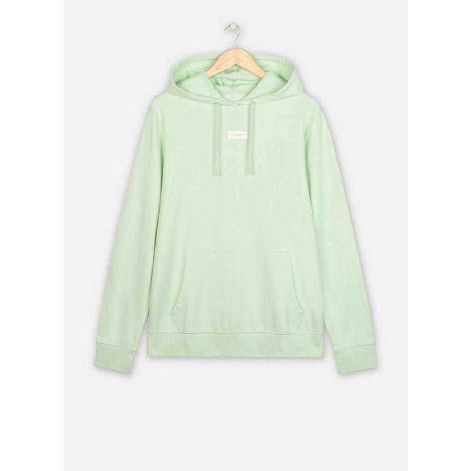 Wrangler Logo Hoodie Green Spray  