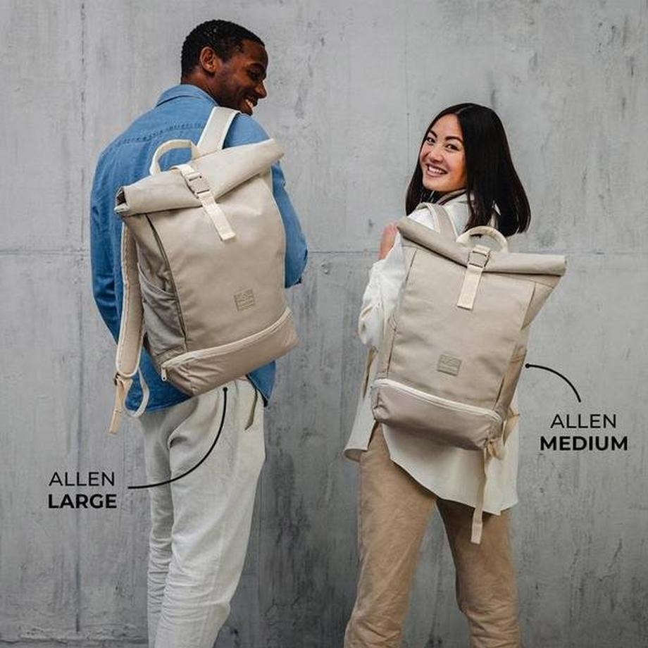 Johnny Urban Allen Zaino Rolltop M Beige  