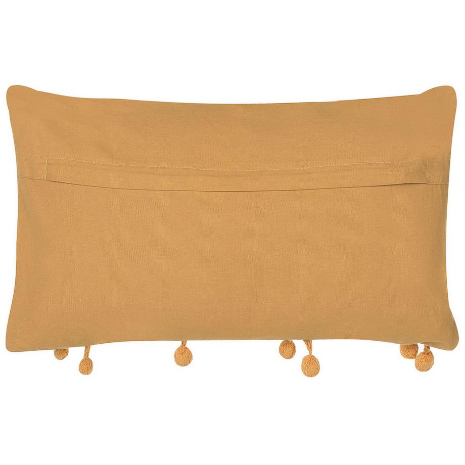 Beliani Coussin en Soie artificielle Boho AYROOR  