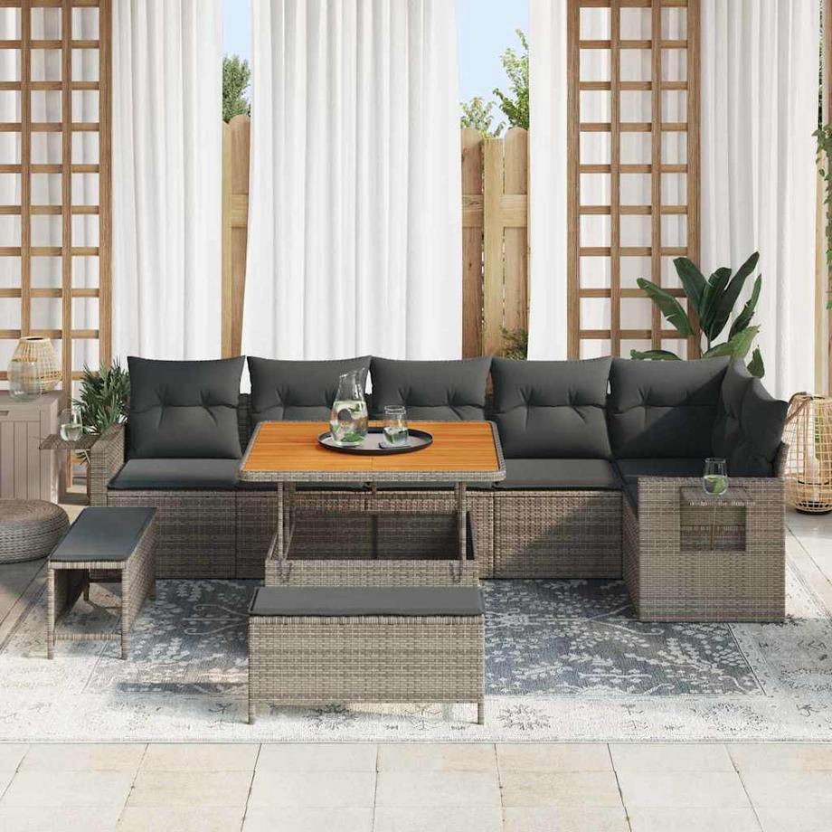 VidaXL Gartenmöbel poly-rattan  