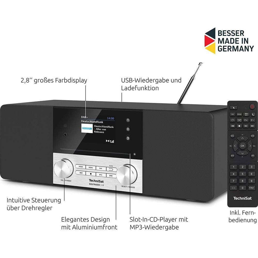 TechniSat  DigitRadio 3 IR schwarz-silber 