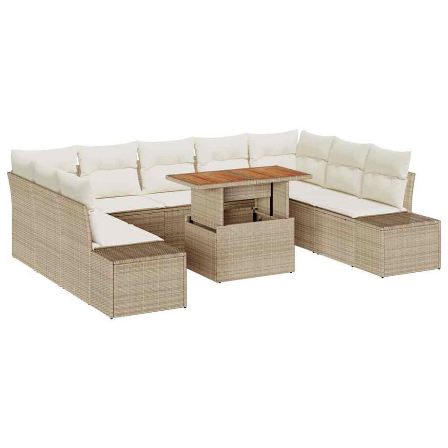 Ensemble de jardin poly rattan