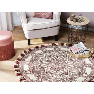 Beliani Tapis en Coton Traditionnel OLTU  