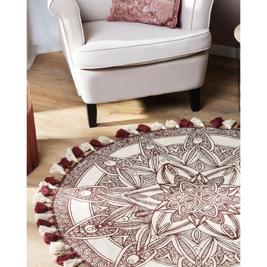 Beliani Tappeto en Cotone  OLTU  