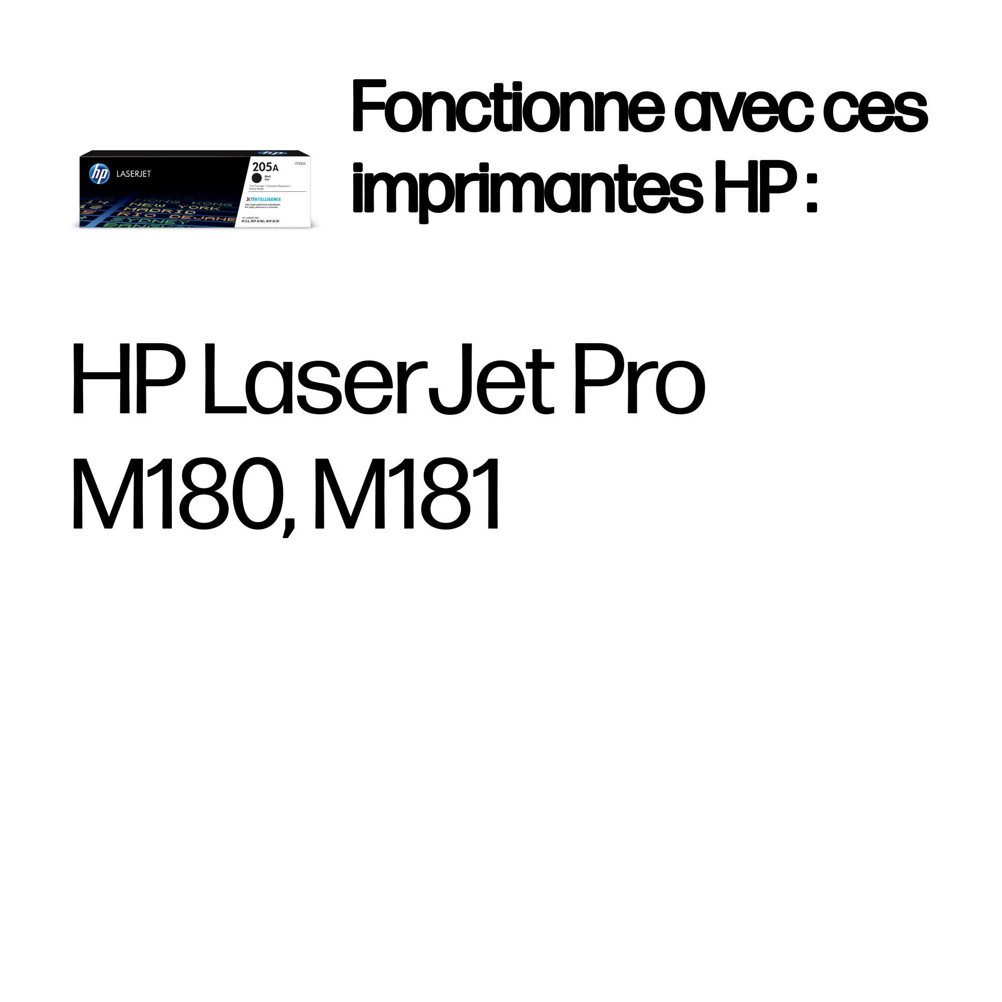 Hewlett-Packard  HP Toner-Modul 205A schwarz CF530A CLJ Pro MFP M180/181 1100 S. 