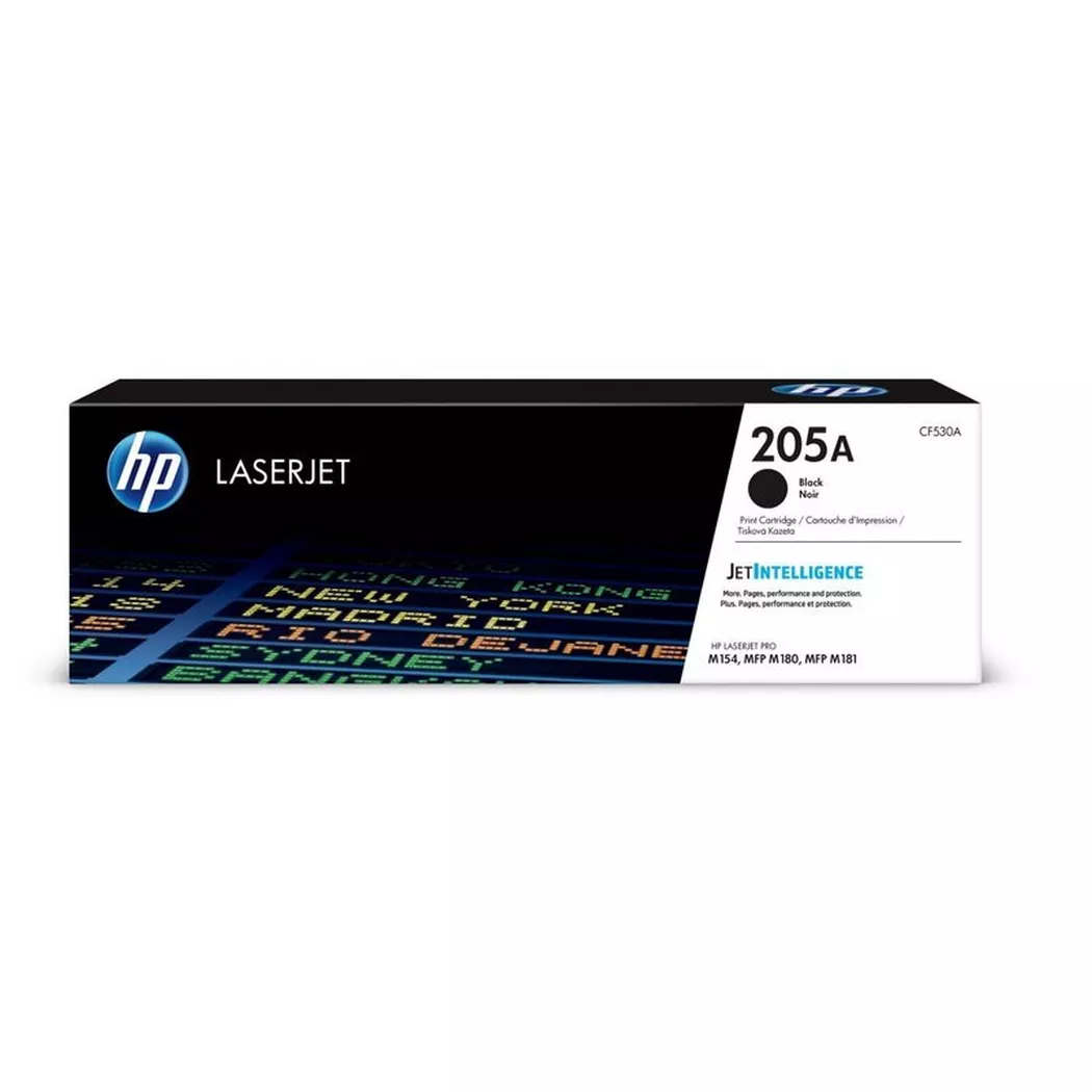 Hewlett-Packard – HP Toner-Modul 205A schwarz CF530A CLJ Pro MFP M180/181 1100 S., Schwarz, One Size