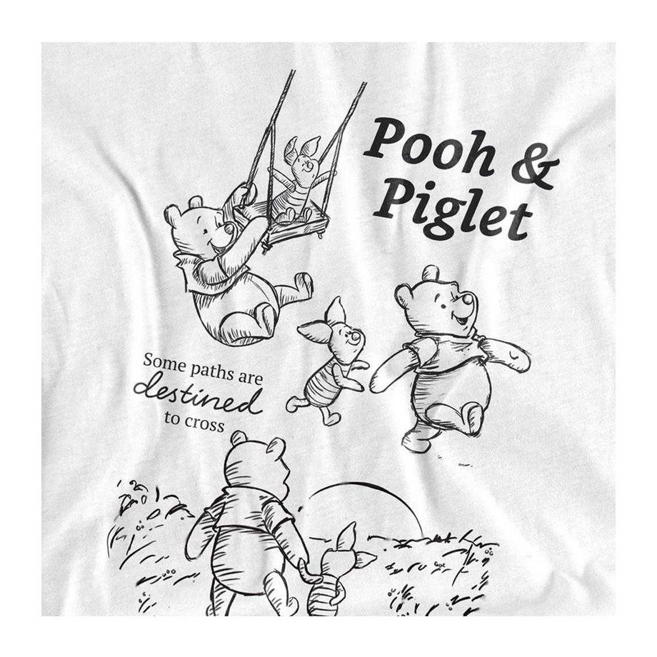 Winnie the Pooh  T-ShirtMotif Porcinet Motiftyle Croquis Friendship 