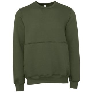 Bella + Canvas  Sweatshirt, Rohe Nähte 