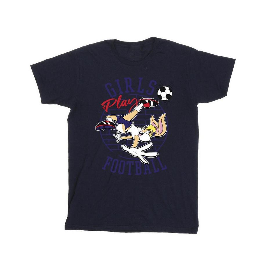 LOONEY TUNES T-shirt Girls Play Football  