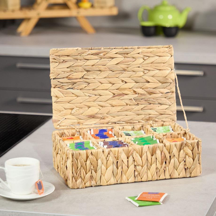 Northix Boîte à thé à 8 compartiments  