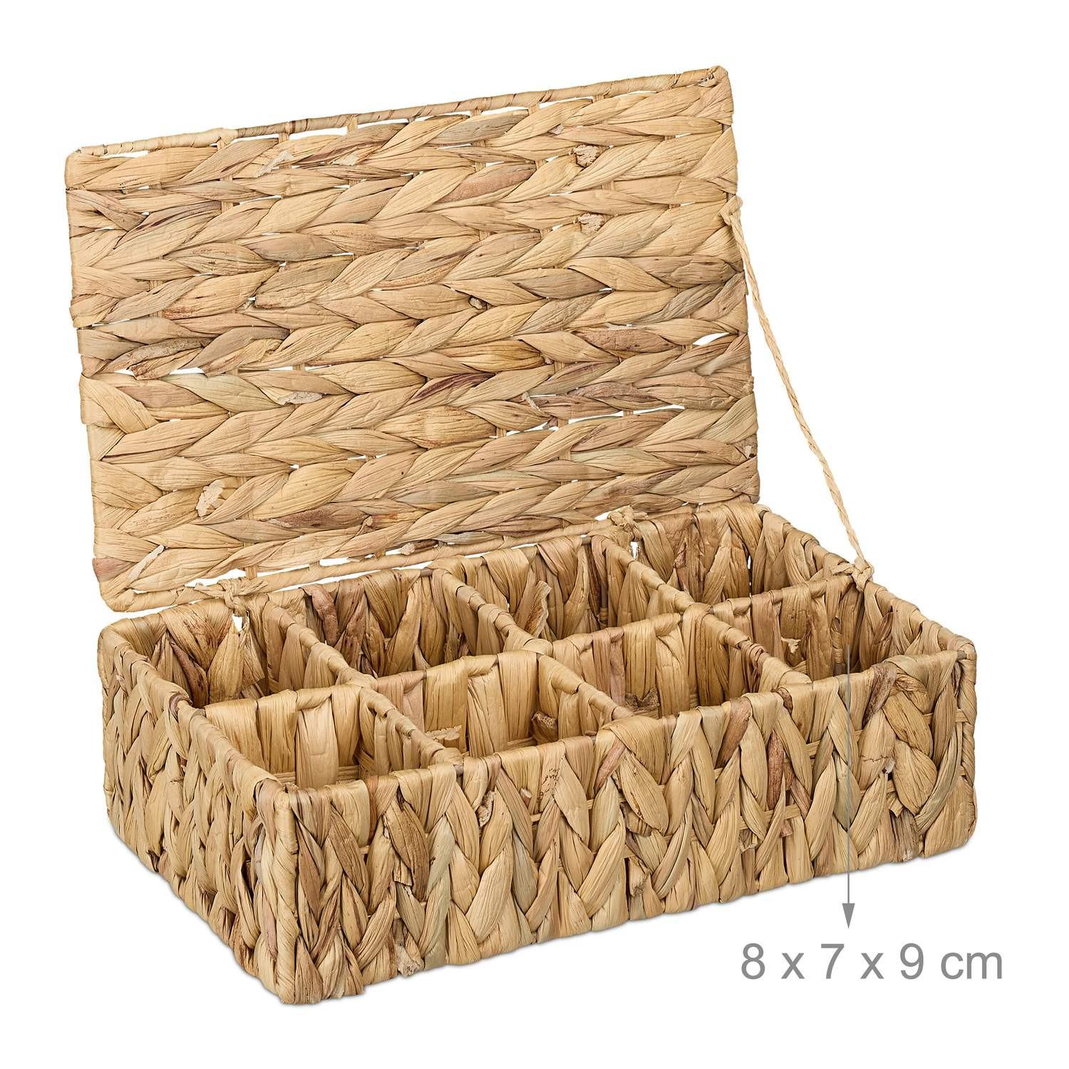 Northix Boîte à thé à 8 compartiments  