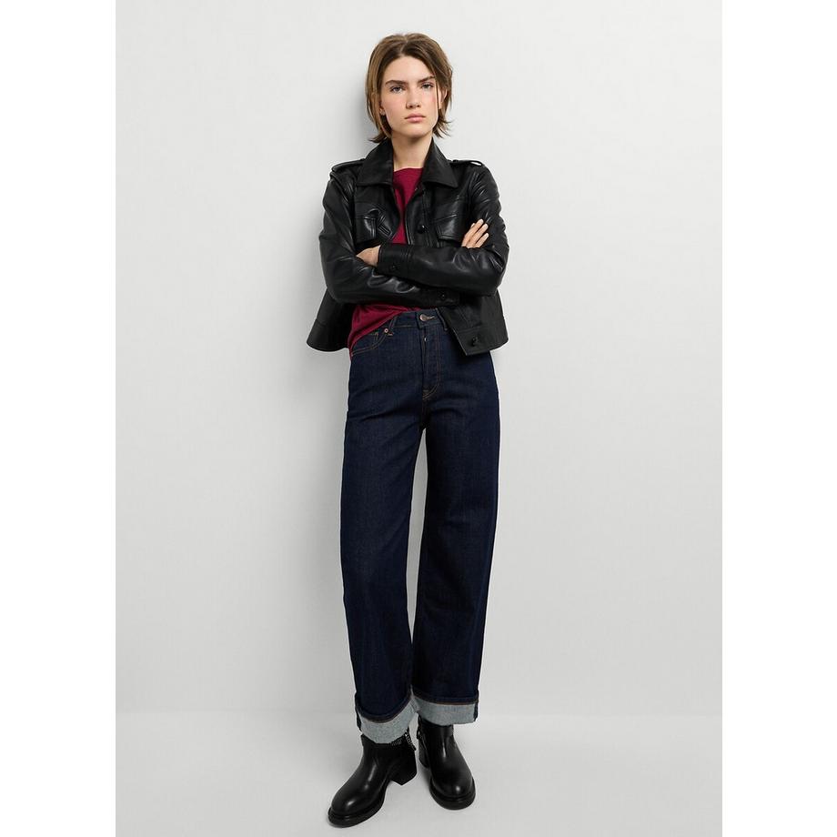 Pepe Jeans Jean droit taille haute  
