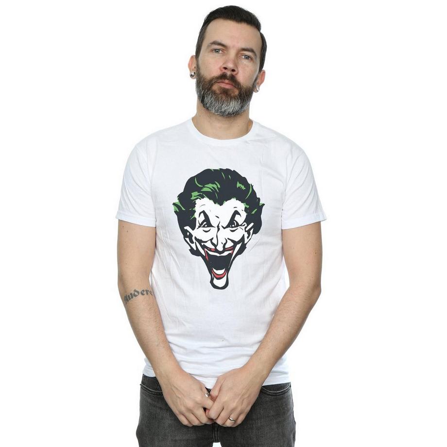 DC COMICS T-Shirt Imprimé Visage Joker  