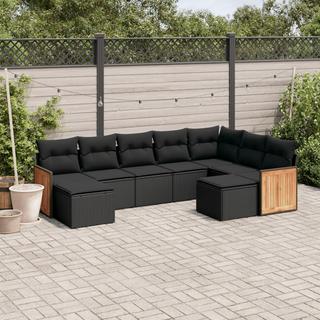 VidaXL Garten sofagarnitur poly-rattan  